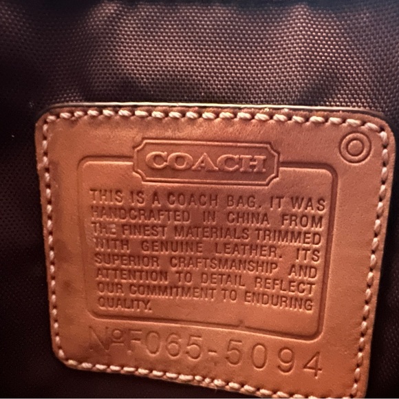 COACH Signature Canvas Travel Pouch - Picture 14 of 16